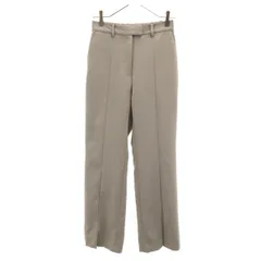 Mila Owen ミラオーウェン フロント裾スリット パンツ 1 モカ レディース 古着