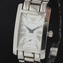 QZ エンポリオアルマーニ AR-0146 50M シルバー文字盤 スモセコ レディース腕時計 2000000 NSK KRK