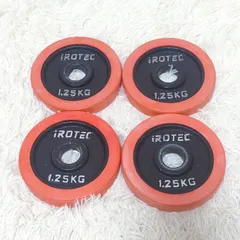 【未使用】iROTEC ダンベルプレート 5kg 4枚セット ラバー プレート 5kg(4枚) IROTEC (アイロテック)