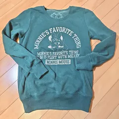 Disney！ミニーマウスのスウェットプルオーバー