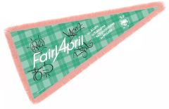 [중고] 잡화 Fairy April 프린지 첨부 BIG 페넌트 [밴드 합시다!]
