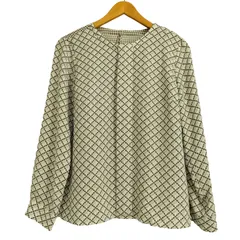 専用です美品【SCAPA】スキャパ ペイズリー柄 シャツ ブラウス 40 SCAPA スキャパ ペイズリー柄ブラウス シースルー サイズ40