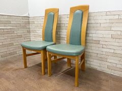 ●カリモク karimoku チターノ Chitano ハイバック ダイニングチェア2脚セット 食卓椅子 シンプル モダン 国産家具 (A) (畑788)