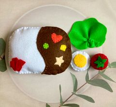 フェルトままごと　カレーライス