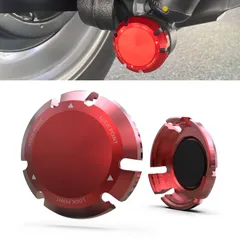 新品 alumania ジムニーJB64 JB74 リヤアブソーバー キャンバーボルトカバー 赤