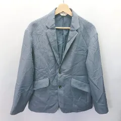 ◇ WYM LIDNM ウィム バイ リドム シンプル 無地 くすみカラー 長袖 テーラード ジャケット サイズS ブルー系 メンズ E  【1405140014716】のサムネイル