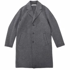 アクネ ストゥディオズ Acne Studios 美品 22AW Oversized Double Faced Wool Coat オーバーサイズ ダブルフェイス ウール コート チェスターコート シングル B90548 グレー 44 約XS 1017のサムネイル