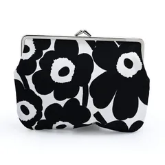 新品 マリメッコ 小物入れ ポーチ コスメポーチ 化粧ポーチ ペンケース がま口 プリオカス クッカロ ミニ ウニッコ ホワイト 91497 091497 190(75054 190)【ネコポス】