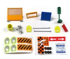 【中古】トレーディングフィギュア Bセット 「1/64工事現場+仕事猫」