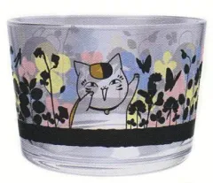 【中古】皿・茶碗(キャラクター) ニャンコ先生(立ち) デザートボウル 「一番くじ 夏目友人帳トリビュートギャラリー～押し花語り～」 E賞