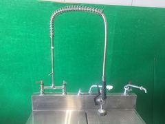 飲食店・ラーメン店・必需品) saniguard製 混合栓付き シャワー□C-85  