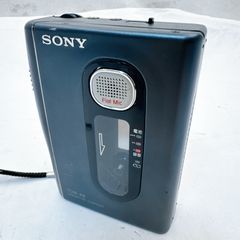 【動作確認済・ベルト交換済】SONY TCM-48 カセットコーダー 録音再生機 ボイスレコーダー Flat Mic内蔵 テープカウンター動作良好 ビンテージ ソニー ポータブルカセットレコーダー 昭和レトロ