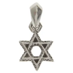 本物】インボイス有CHクロムハーツ スターオブダビデチャーム スモール星