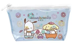 【中古】食玩 雑貨 4.ポチャッコ＆シナモロール＆ポムポムプリン 「サンリオキャラクターズ カラフルポーチ」