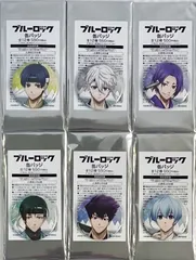 ブルーロック×ローソン 缶バッジ (等身) 6種セット　まとめ売り
