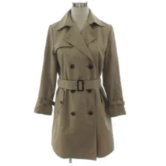 グローバルワーク GLOBAL WORK トレンチコート GW070497N9 ベルト付き タマムシ ブラウン系 ベージュブラウン L