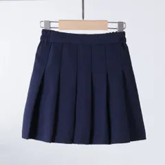 ☆ ネイビー ☆ 110cm ☆ プリーツスカート 子供 可愛い kidskirtmk1566 子供服 女の子 パンツインスカート スカパン スカート パンツ付きスカート パンツ付き プリーツスカート キッズ ジュニア ミニ フォーマル カジュアル かわいい