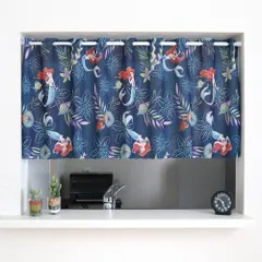 【のれん制作工房 正規販売店】【匿名配送ネコポス全国送料無料】カフェカーテン Disney アリエル「Pearlescent」120X45cm【日本製】間仕切り スタジオジブリ 暖簾 スヌーピー 家紋 トトロ 千と千尋の神隠し ディズニー 目隠し