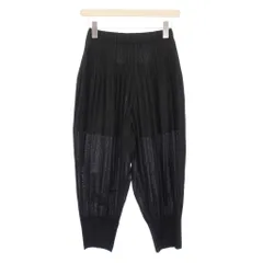 未使用に近い 25SS⭐️プリーツプリーズ レギンスパンツ カットワーク 黒 未使用に近い 25SS⭐️プリーツプリーズ レギンスパンツ カット