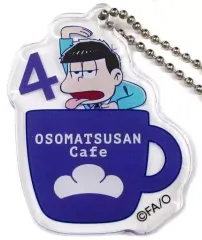 【中古】キーホルダー・マスコット(キャラクター) 一松(シェー) 「おそ松さんカフェ アクリルキーホルダー」