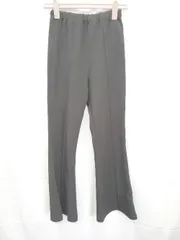 ◇ Θ MURUA ムルーア センタープレス フレア パンツ サイズF ブラック レディース E  【1503040004728】