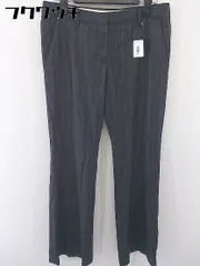 ◇ Theory セオリー ピンストライプ スラックス パンツ サイズ4 ダークグレー系 レディース  【1109020005367】