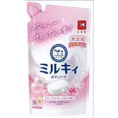 「牛乳石鹸共進社」ミルキィボディソープ　フローラルせっけんの香り　つめかえ用　360ml