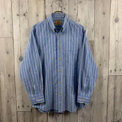 OLD Levi's 90s リーバイス 日本製 長袖 ストライプ シャツ L