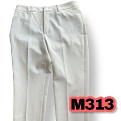B<!-利用不可文字-!>(ビースリー)　ストレッチパンツ　白色　34サイズ　レディースパンツ　管理M313