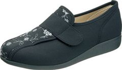 ASAHI KHSL052BK 24.5cm KS22353 | Women's Shoes, Sneakers, Comfortable Walking Shoes, Water-Repellent, Flex Line, Lightweight, Easy to Walk In, Washable, Trip-Resistant, Foot-On Controller System