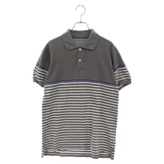 UNIFORM EXPERIMENT (ユニフォームエクスペリメント) COTTON SEED STITCH BORDER S/S POLO ボーダー鹿の子 半袖 ポロシャツ UE-110067