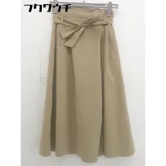 ◇ ◎ BABYLONE バビロン ウエストリボン付き ワイド パンツ サイズ38 ベージュ系 レディース  【中古】 【1110260003693】