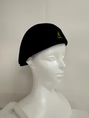 【新品未使用】 KANGOL K0875FA  ウールハンチング メンズ ユニセックス SEAMLESS WOOL 507  black/gold L