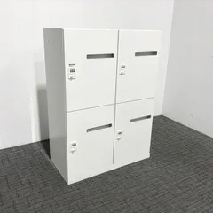 【中古品】・ビジネスチャンス到来・大型オフィスロッカー 16鍵付き ベージュ 中古オフィスロッカーの販売