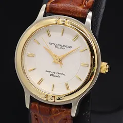 タグ付 ニコラ・バレンチノ ダイヤ ラウンド メンズ 腕時計 クォーツ ゴールド Yahoo!オークション -「nicola valentino」(は行) (ブランド