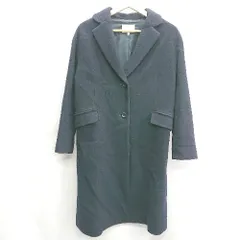■ fredy emue フレディ エミュ 長袖 コート サイズ36 ネイビー レディース E  【1406050058883】