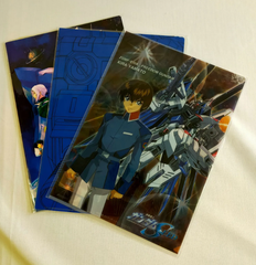 ガンダム　A4クリアファイル  3枚〈5500002〉