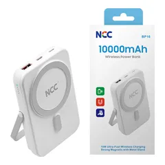 NCC パワーバンク BP16 モバイルバッテリー 10000mAh ワイヤレス充電 MagSafe対応 iphone PD Type-c 充電 軽量 小型 スマホ充電器[指定場所ダイレクト]