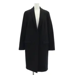 カルバンクライン CALVIN KLEIN チェスターコート ロング ウール カシミア混 総裏地 4 黒 ブラック /MY ■OSのサムネイル