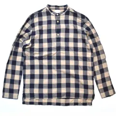定価30800円 PAUL SMITH ポールスミス BLOCK CHECK FAKE LAYERED SHIRT ブロックチェックシャツ プルオーバー 長袖 Mサイズ メンズ