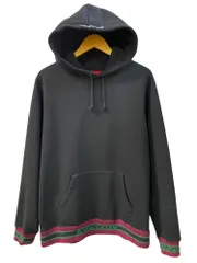 【Supreme】Striped Hooded プルオーバーパーカーＳ　18ss SUPREME(シュプリーム) 18SS Sleeve Embroidery Hooded 袖 ロゴ