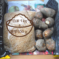 玄米１㎏＋里芋500gセット 福岡県産