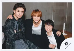 【中古】生写真(ジャニーズ) HiHi Jets/高橋優斗・橋本涼・作間龍斗/横型・上半身/「少年たち あの空を見上げて」グッズオフショット/公式生写真