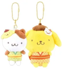 クラ【送料無料】【サンリオキャラクターズ】ニコぬいキーホルダー【和風】【ポムポムプリン×マフィン】【キーホルダー】【キーリング】【チャーム】【人形】【ドール】【マスコット】【ぬいぐるみ】【ペア】【お揃い】【ニコイチ】【友達】【雑貨】【グッズ】【かわいい】
