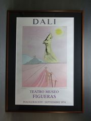 ポスター2枚セット　サルバドール・ダリ ③ 「竜とペガサス」と④ 「太陽」81x61cm 　額装品