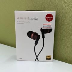 ハイレゾイヤホン amadana コラボモデル ブラック・ホワイト・ブラウン