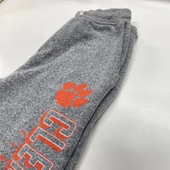 Champion スウェットパンツ カレッジロゴ グレー レディースM