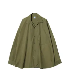 ARMY TWILL アーミーツイル Cotton/Polyester Plain Big Shirt  KHAKI ミリタリーシャツ 新品のサムネイル
