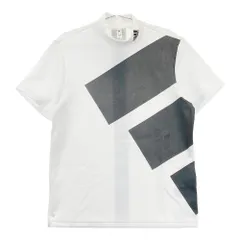 サイズ：L ADIDAS GOLF アディダスゴルフ HG8304 モックネック 半袖Tシャツ 総柄 ホワイト系 [240101416114] ゴルフウェア メンズ ストスト