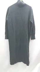 ◇ ⊇ BEAUTY & YOUTH タートルネック あり ロング丈 ワンピース サイズS ブラック系 レディース E  【1504240021256】